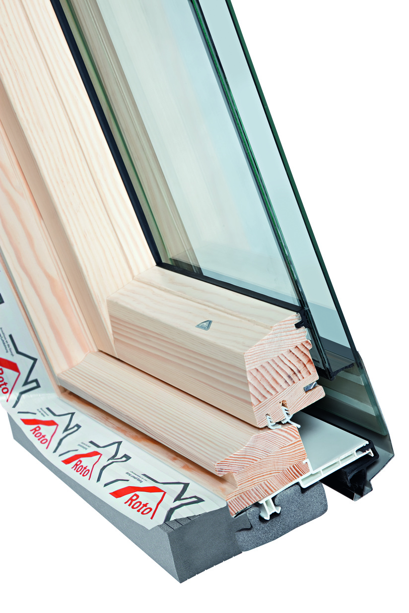 Roto Designo RotoTronic Schwingfenster R6 Holz-807445M Fenster, Fensterbank