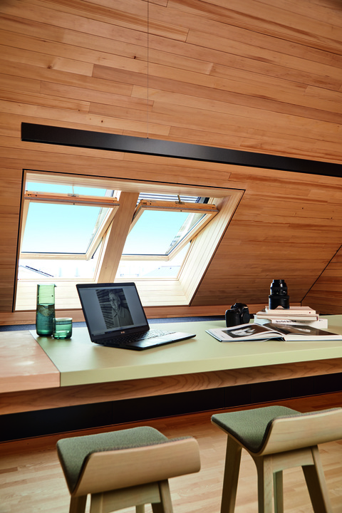 Roto Designo RotoTronic Schwingfenster R6 Holz-807445M Innenarchitektur, Holz, Sperrholz, Hartholz, Tabelle