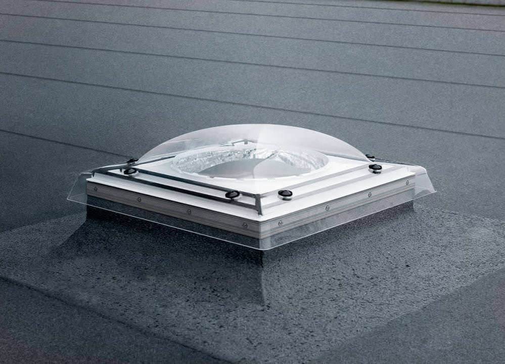 VELUX Tageslicht-Spot f. flaches Dach TCR 0K14 0010, starres Rohr, Länge 170 inkl. BBX TCR 0K14 0010-TCR0K140010