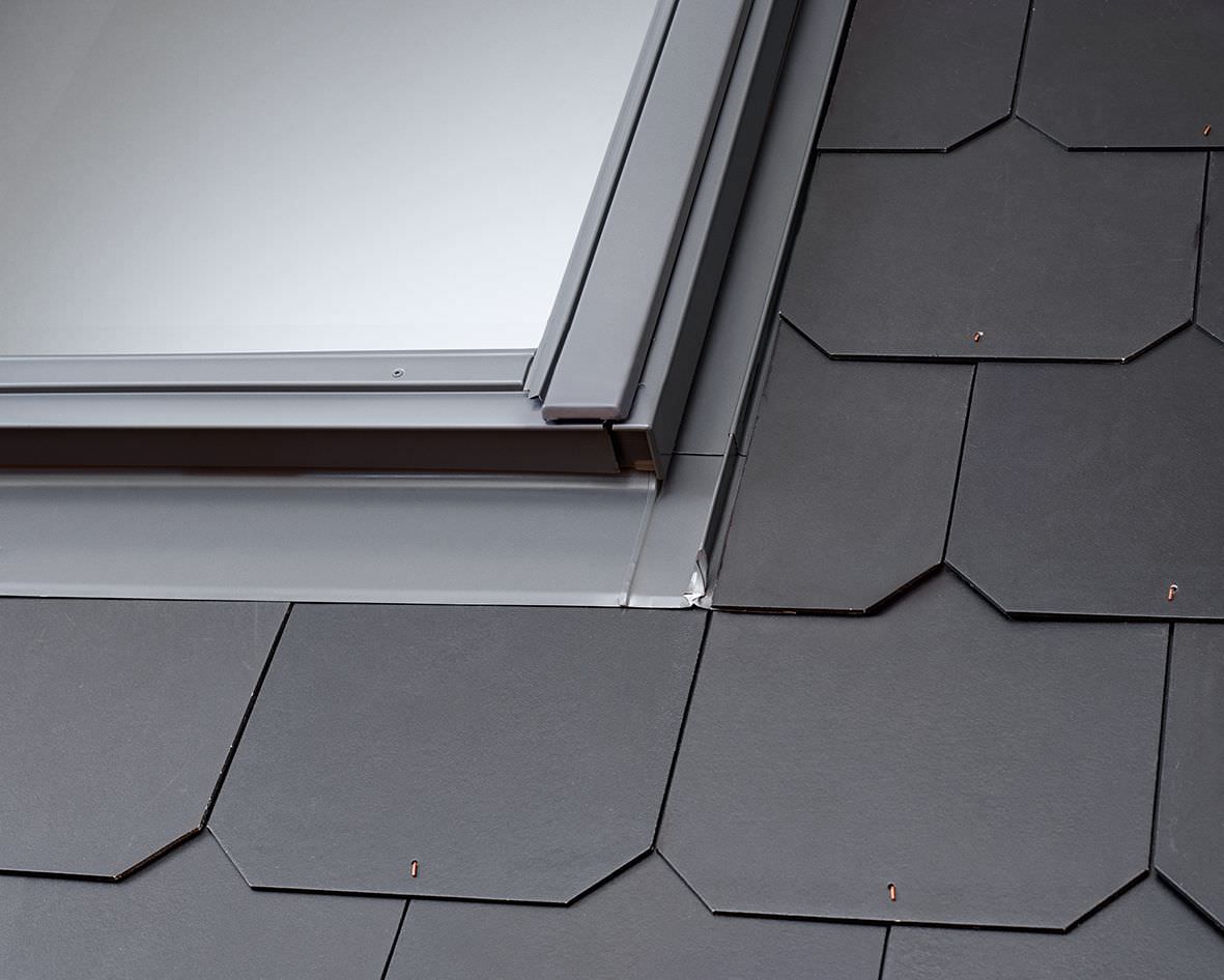 VELUX Kombi-Eindeckrahmen Schiefer Stehfalz Zusatzelement ab 3 Fenster nebeneinander-EKSCK022002MM