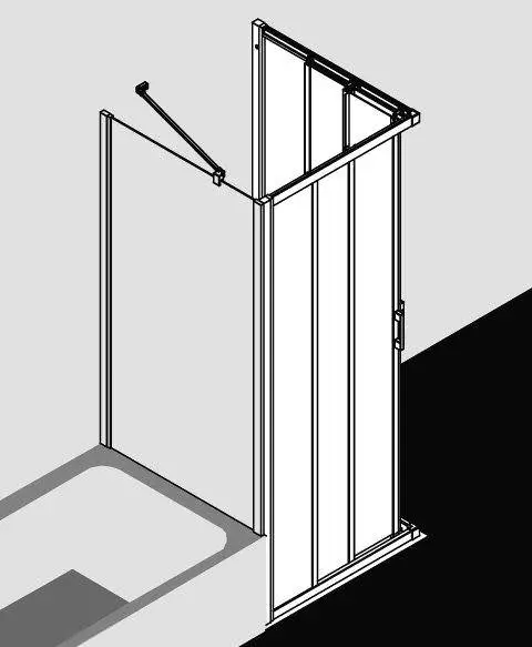 Kermi LIGA Eckeinstieg 3-teilig Gleittüren - Halbteil LI E3R/L-LIE3L075181AKM Kermi LIGA Eckeinstieg 3-teilig Gleittüren - Halbteil LI E3R/L-LIE3L075181AKM