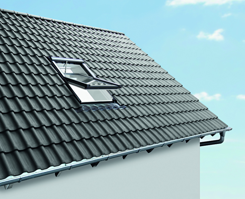 RotoQ Tronic Schwingfenster QT4 Kunststoff-785192M Architektur, Gebäude, Haus, Wohnen, Dach