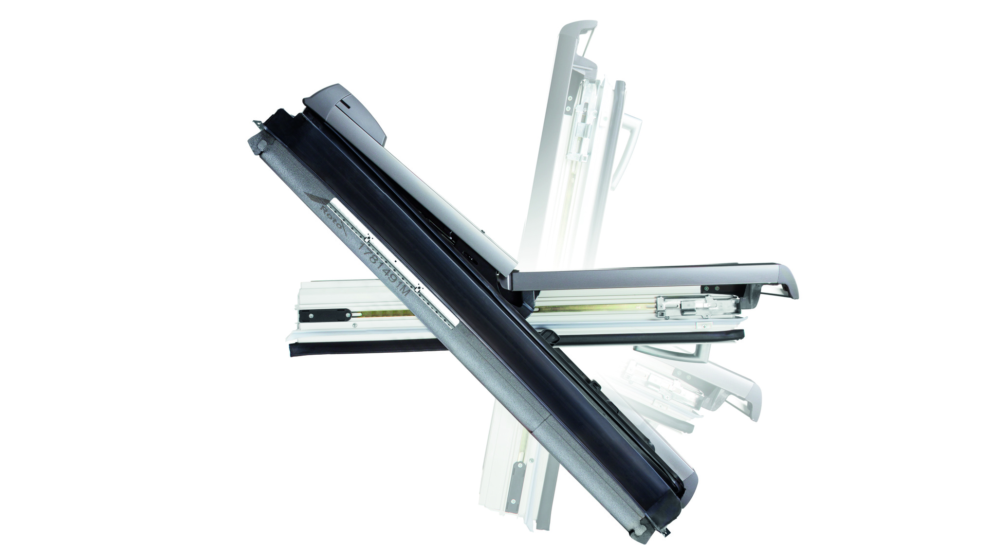 Roto Designo Schwingfenster R6 Kunststoff-807025M Pistole, Waffe