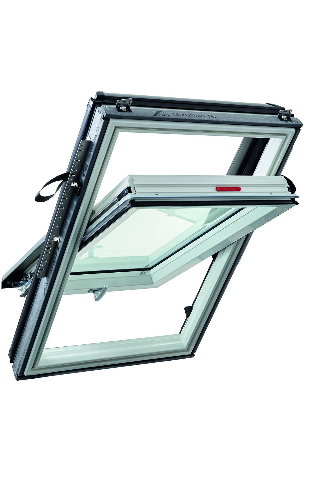 Roto Designo Schwingfenster R6 Kunststoff-807025M Fenster, Aluminium