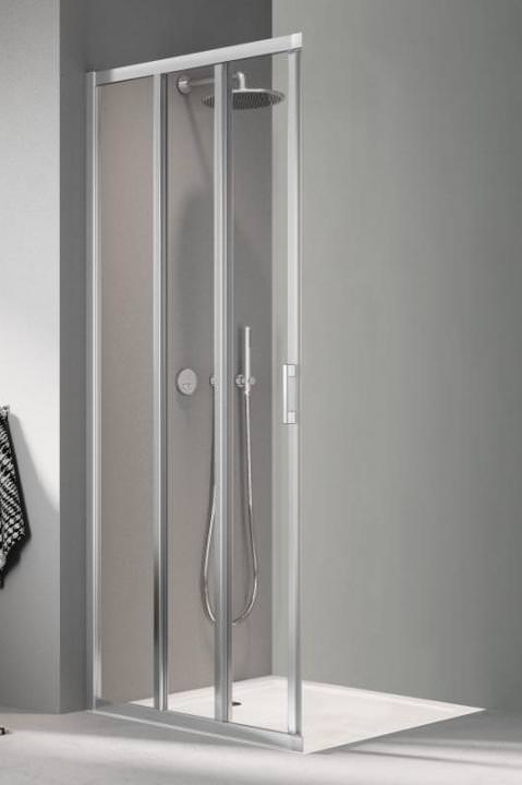 Kermi LIGA Eckeinstieg 3-teilig Gleittüren - Halbteil LI E3R/L-LIE3L075181AKM